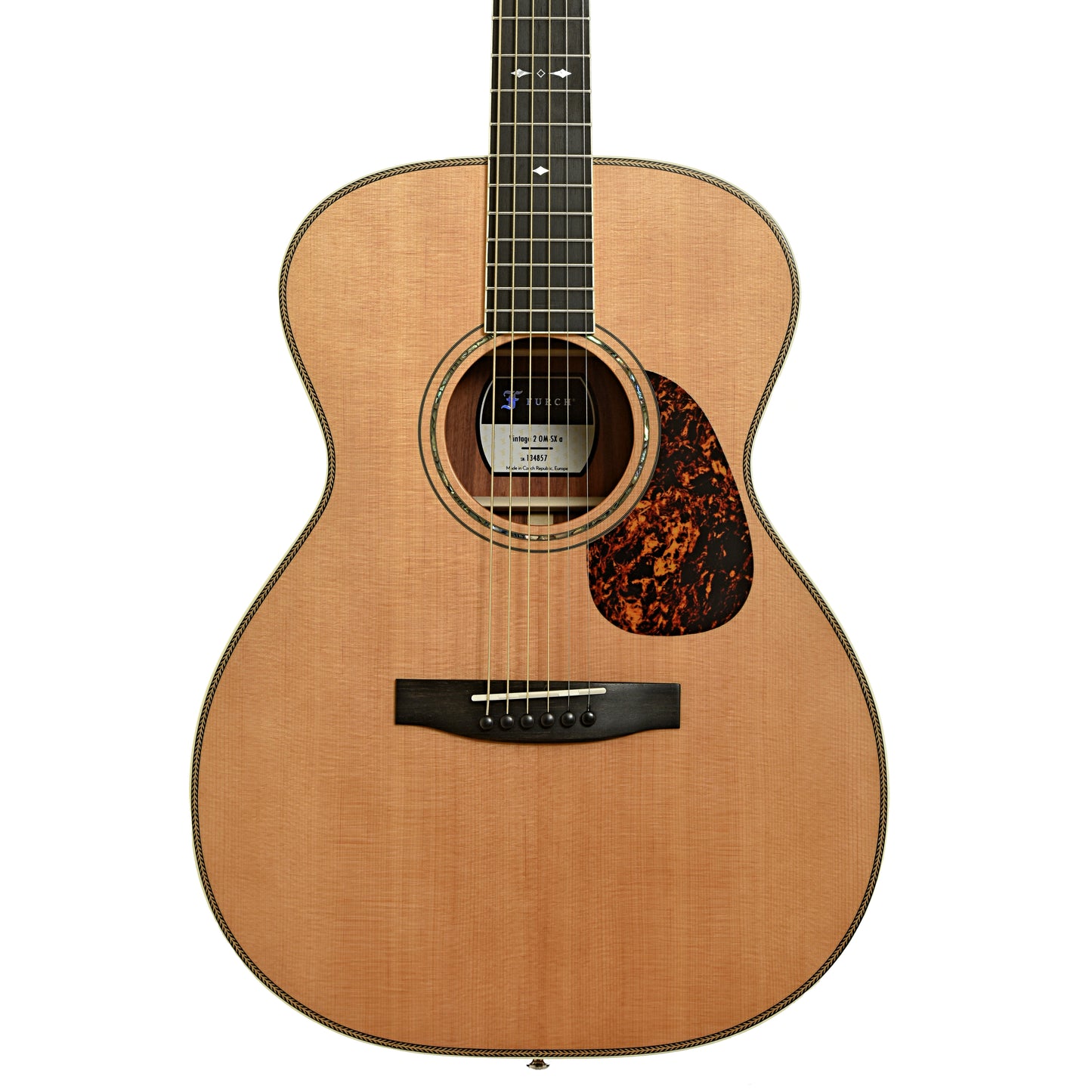 Front of Furch Limited Edition Vintage 2OM-SX a Acoustic Guitar