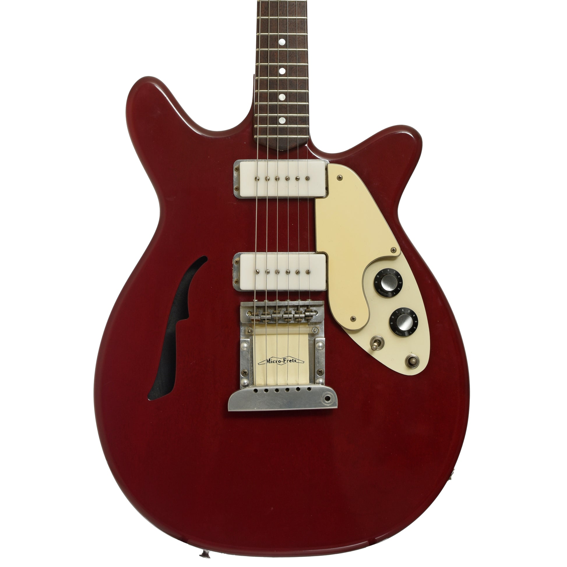 Front of Microfrets Stage II Electric Guitar 