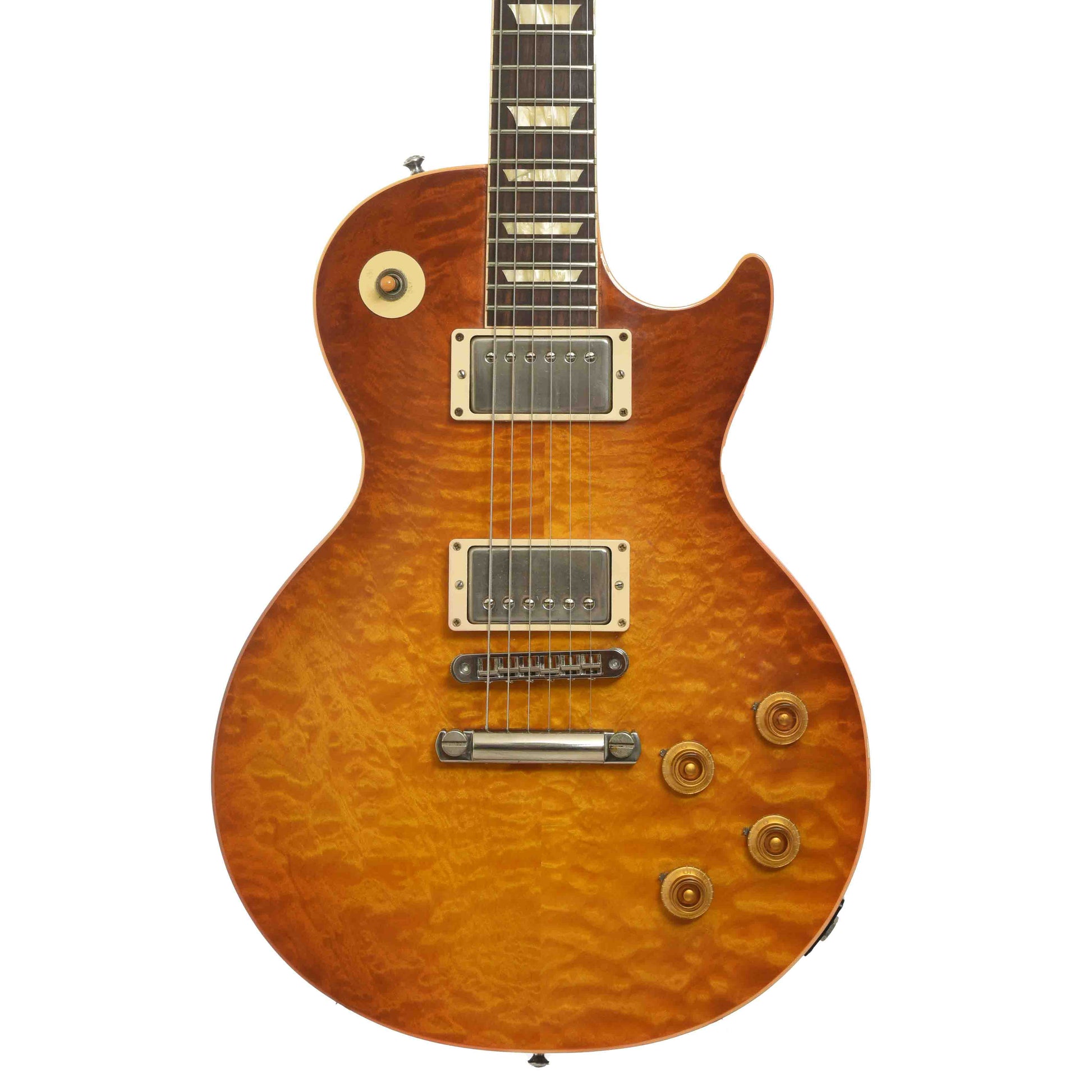 Front of Gibson Custom Shop 60th Anniversary '59 Les Paul Standard Reissue Electric Guitar (2019)