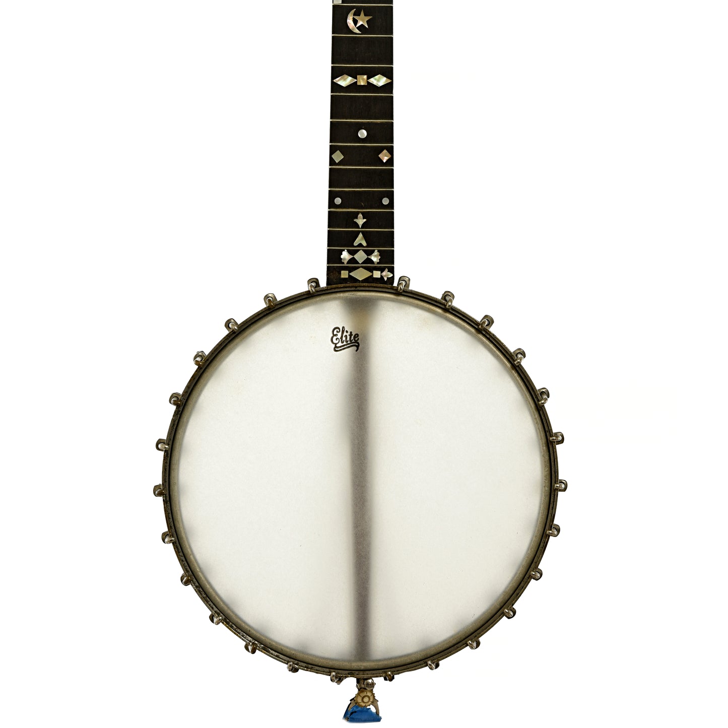 Front of S.S. Stewart Universal Favorite No. 2 + Openback Banjo