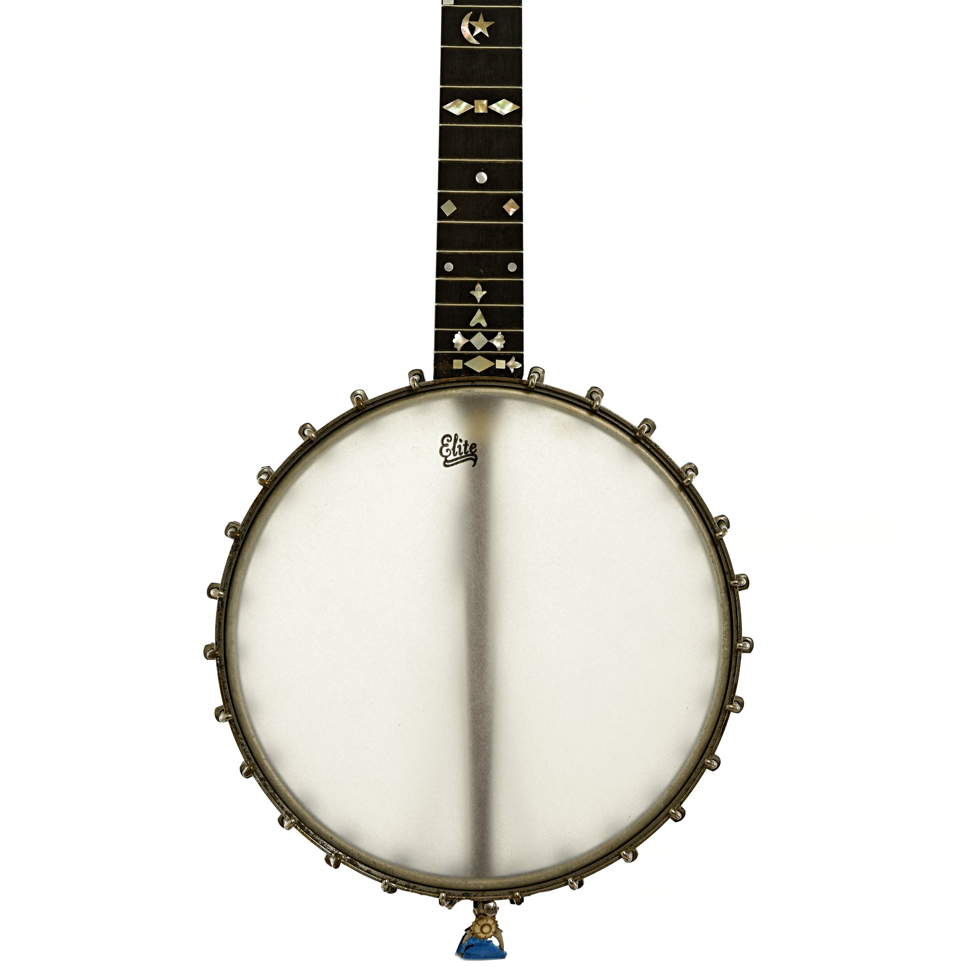 Front of S.S. Stewart Universal Favorite No. 2 + Openback Banjo