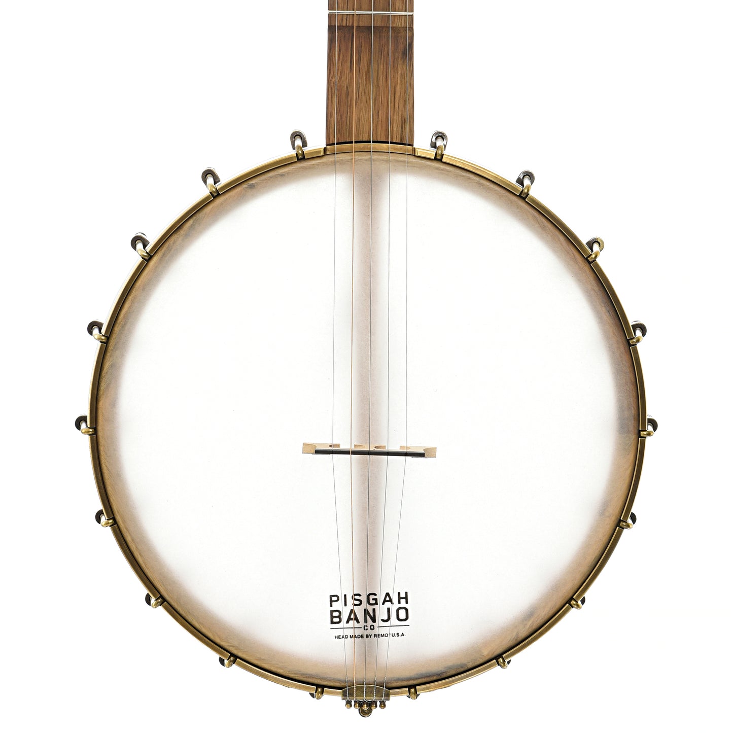 front of Pisgah Banjo Co. 12" Cherry Possum Openback Banjo, Short Scale 