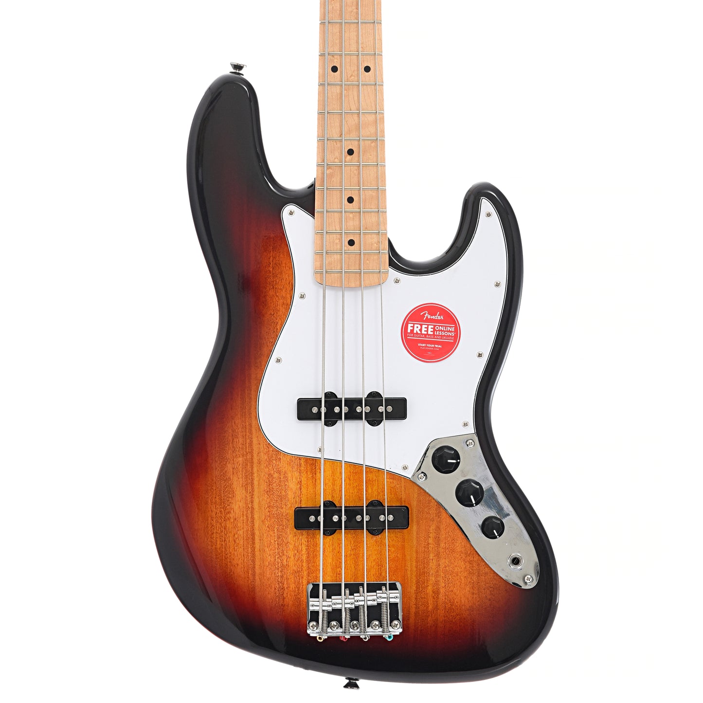 Front of Squier Affinity Jazz Bass
