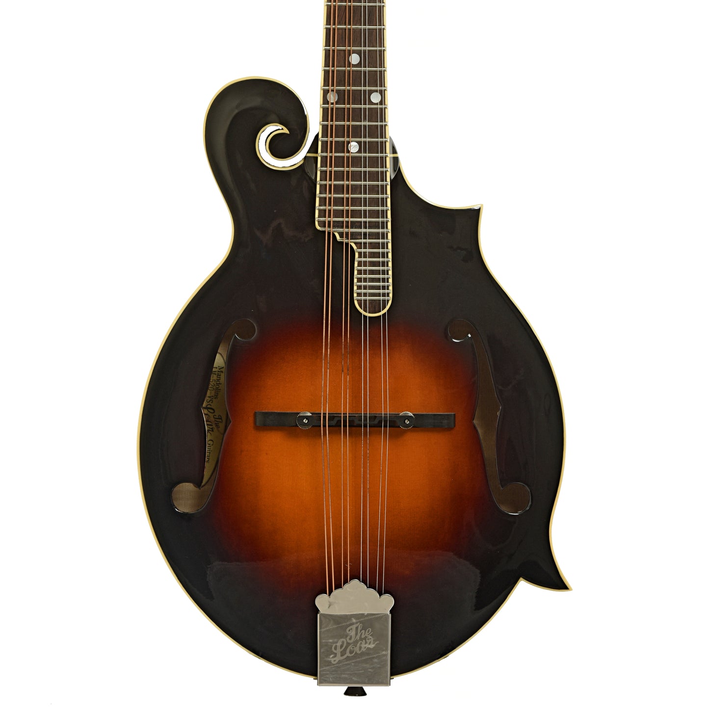Front of The Loar LM-520 F-Style Mandolin