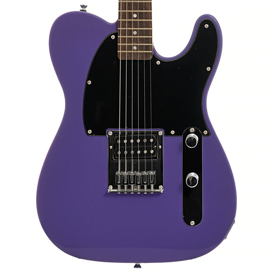 Front of Squier Sonic Esquire H, Ultraviolet