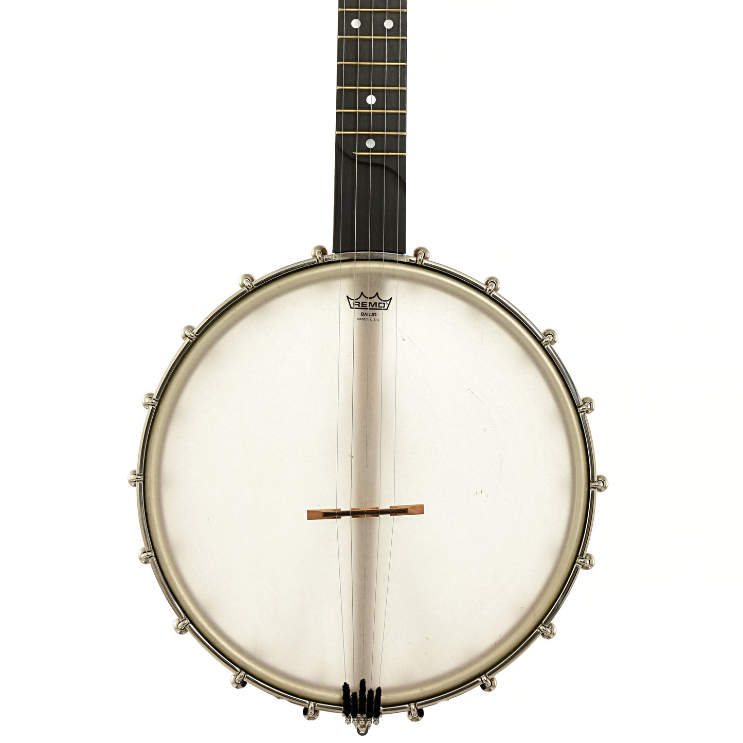 Front of Rickard Dobson 12" Custom Open Back Banjo