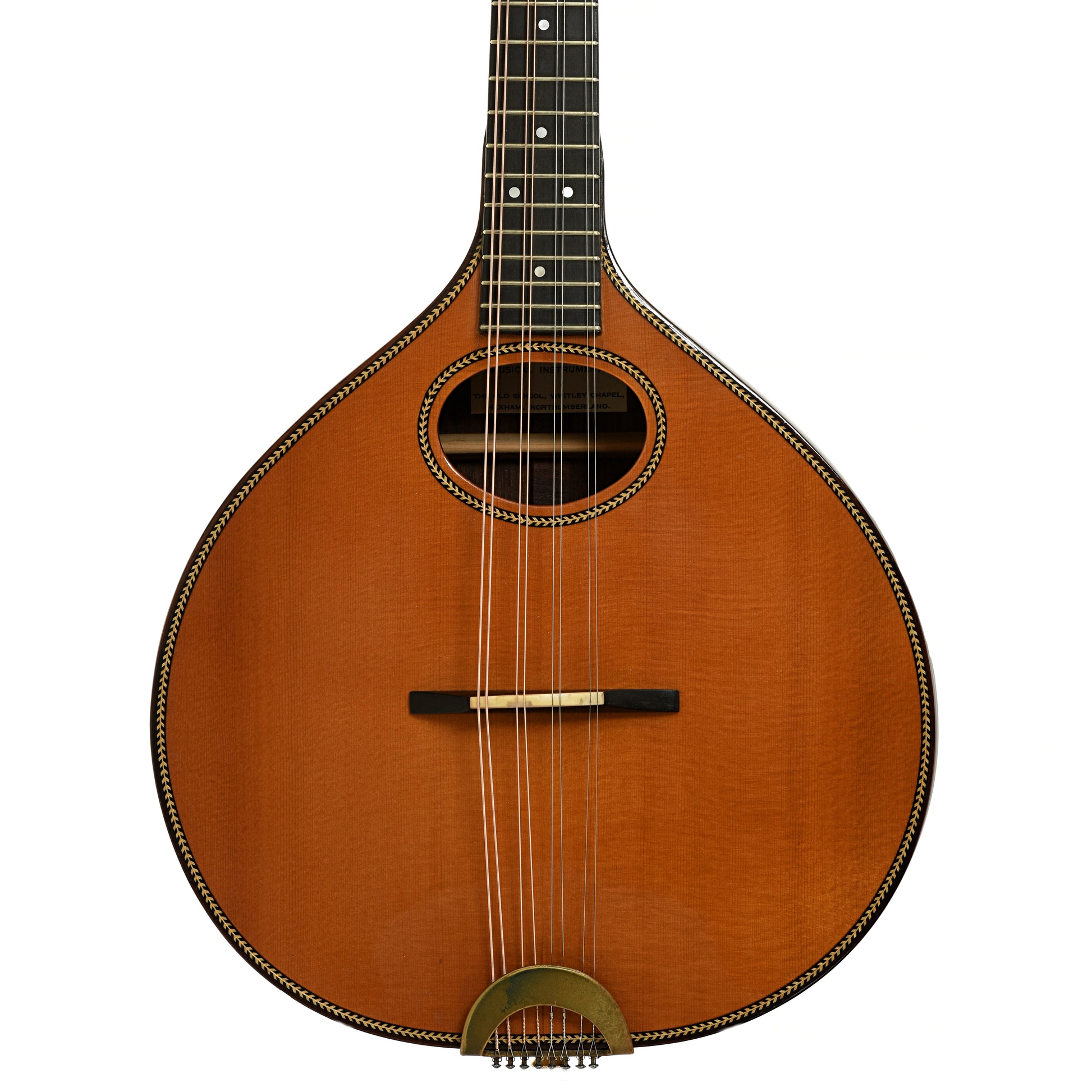 Front of Stefan Sobell Mandolin 