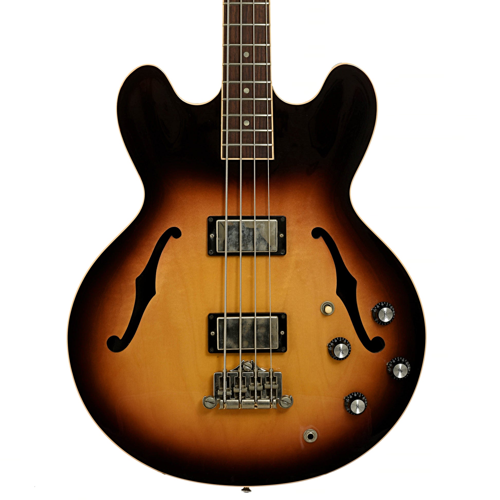 Front of Gibson ES-335 Hollowbody Bass Guitar