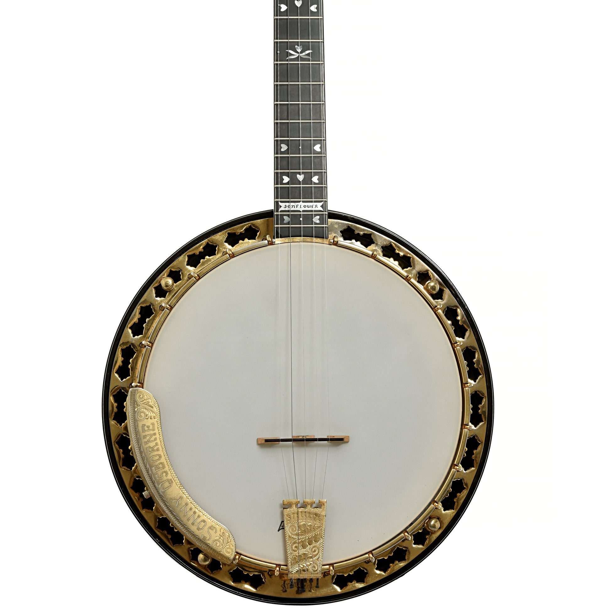 Front of Stelling Sonny Osborne Sonflower Prototype Banjo