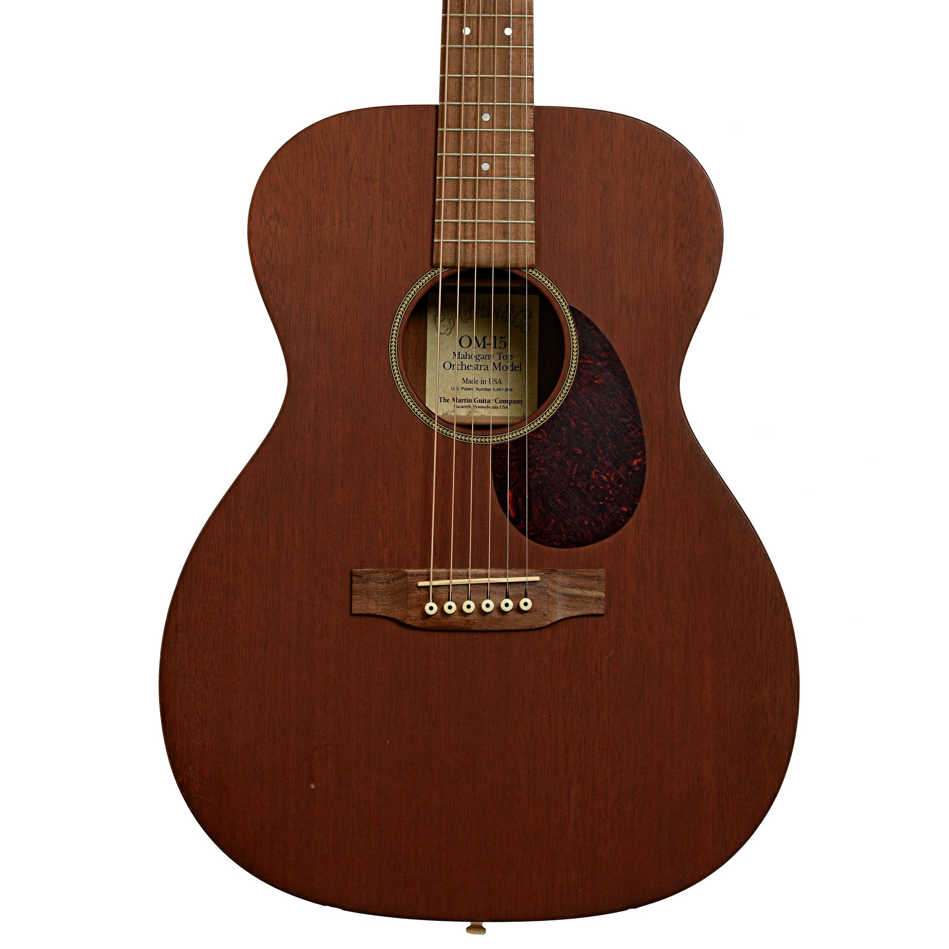 Front of Martin OM-15 Acoustic Guitar 