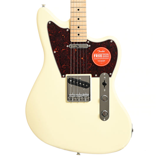 Front of Squier Paranormal Offset Telecaster, Olympic White