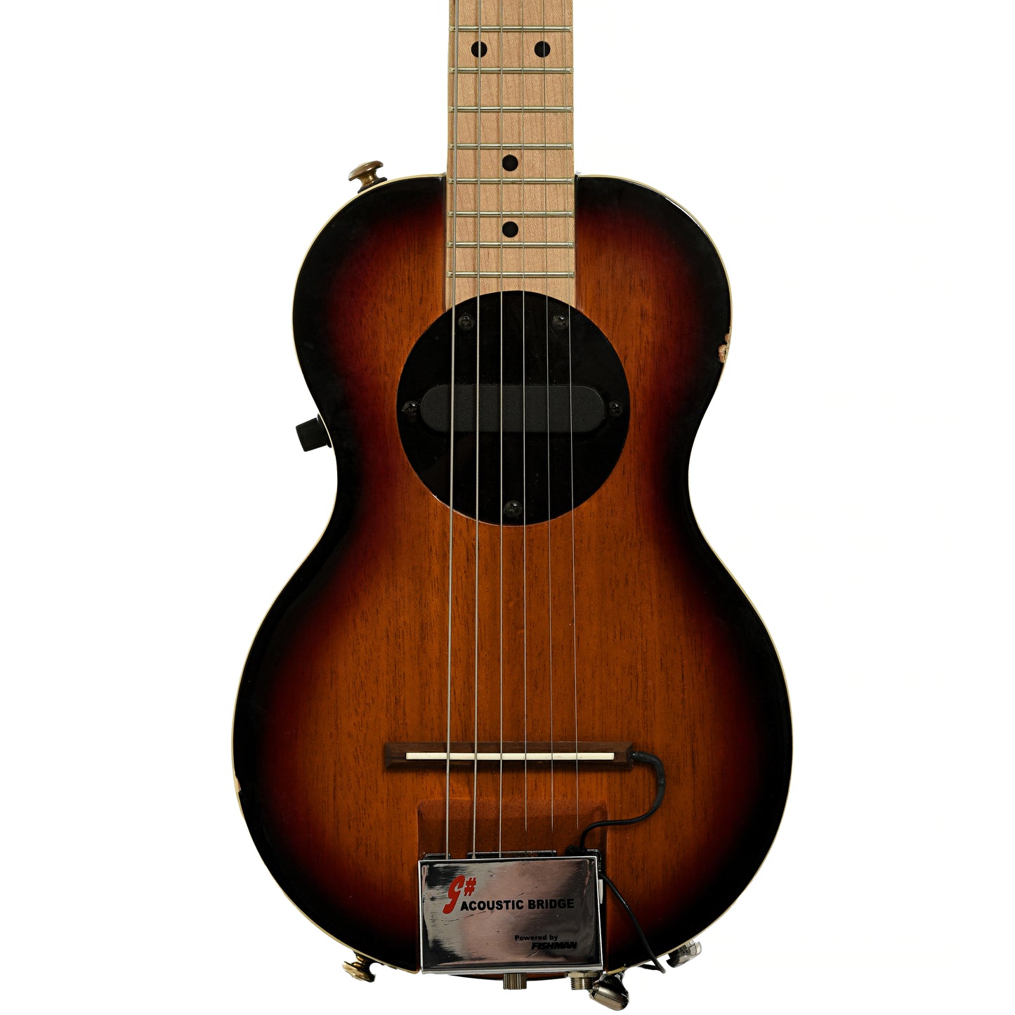 Front of G# OF-1 Travel Electric Guitar