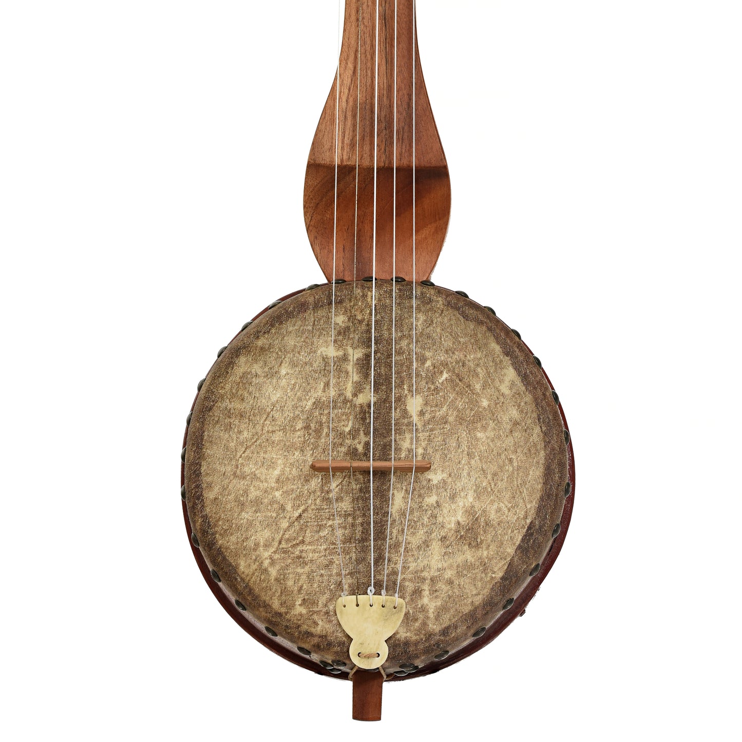 Front of Menzies Fretless Tackhead Banjo #596