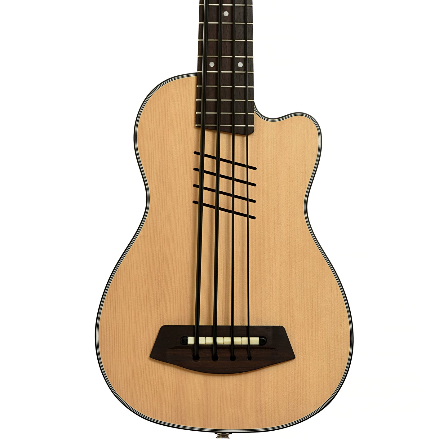 Front of Kala Hutch Hutchinson U-Bass Acoustic-Electric Bass