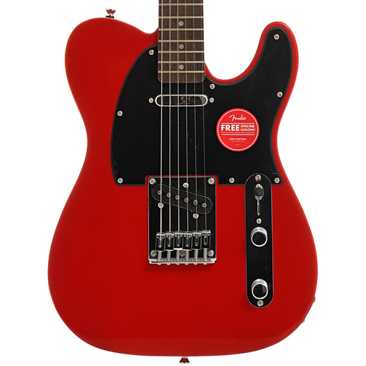 Front of Squier Sonic Telecaster, Torino Red