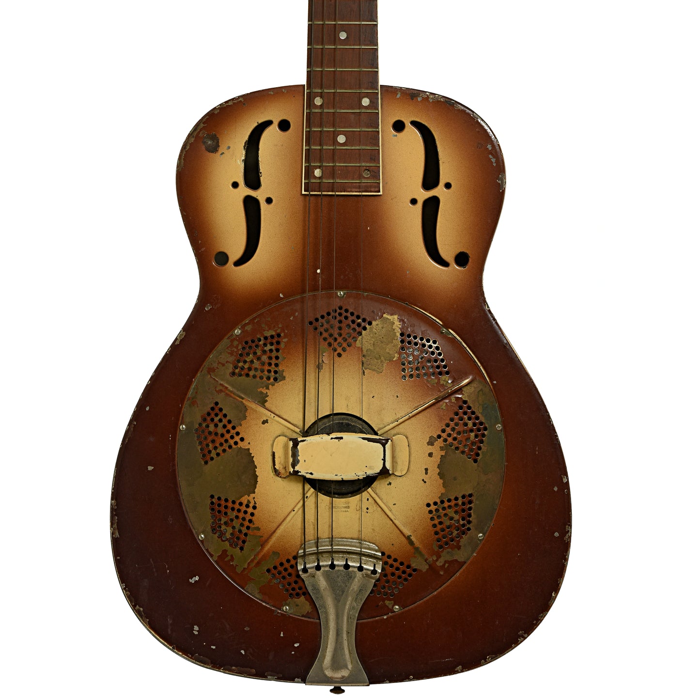 Front of National Triolian Resophonic Guitar