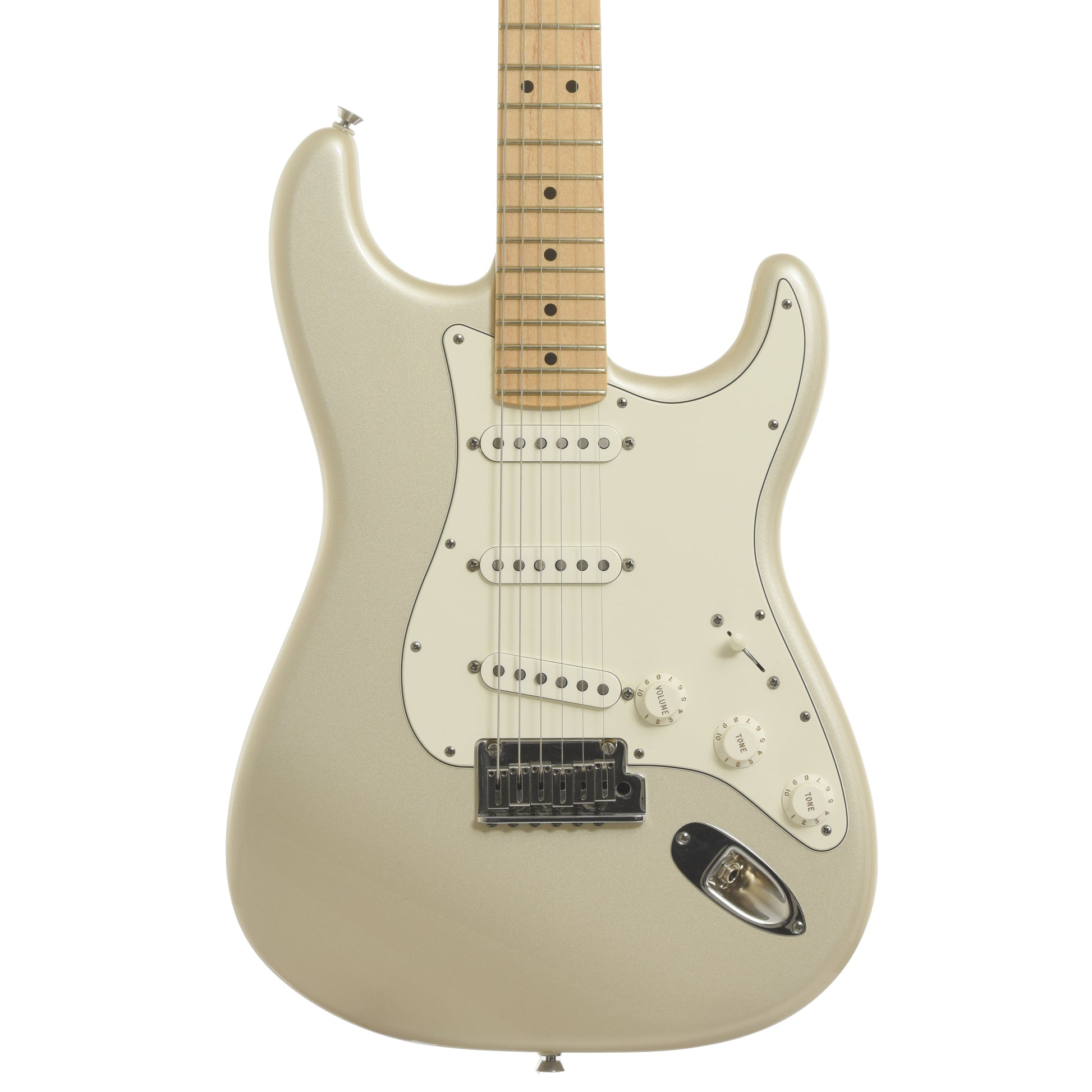 Front of Fender New American Standard Stratocaster Electric Guitar