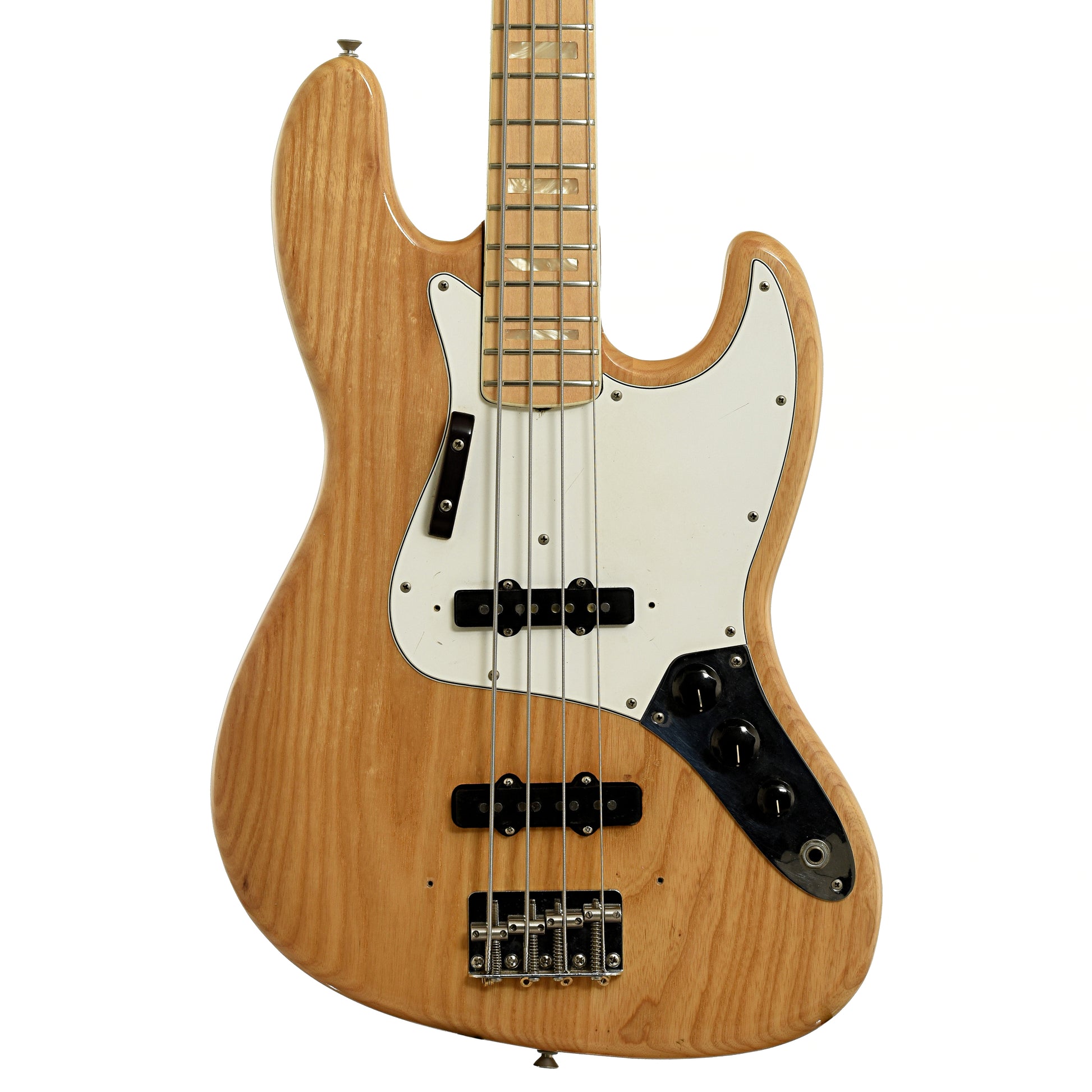 Front of Fender Jazz Electric Bass 