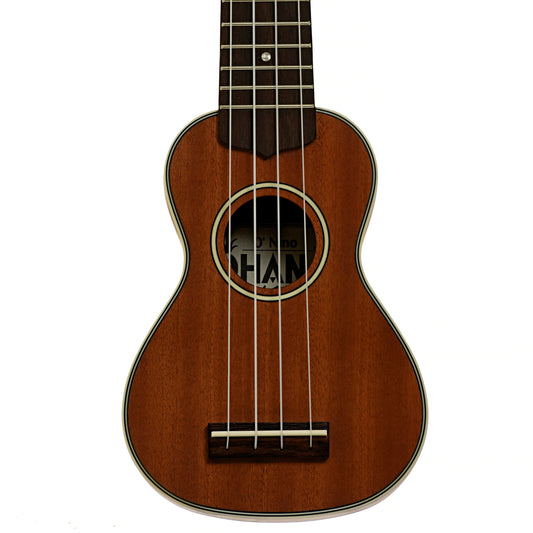 Front of Ohana O'Nino Sopranissimo Ukulele