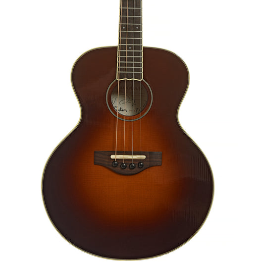 Front of KR Strings Mandolindo Custom Deluxe Curly Maple 