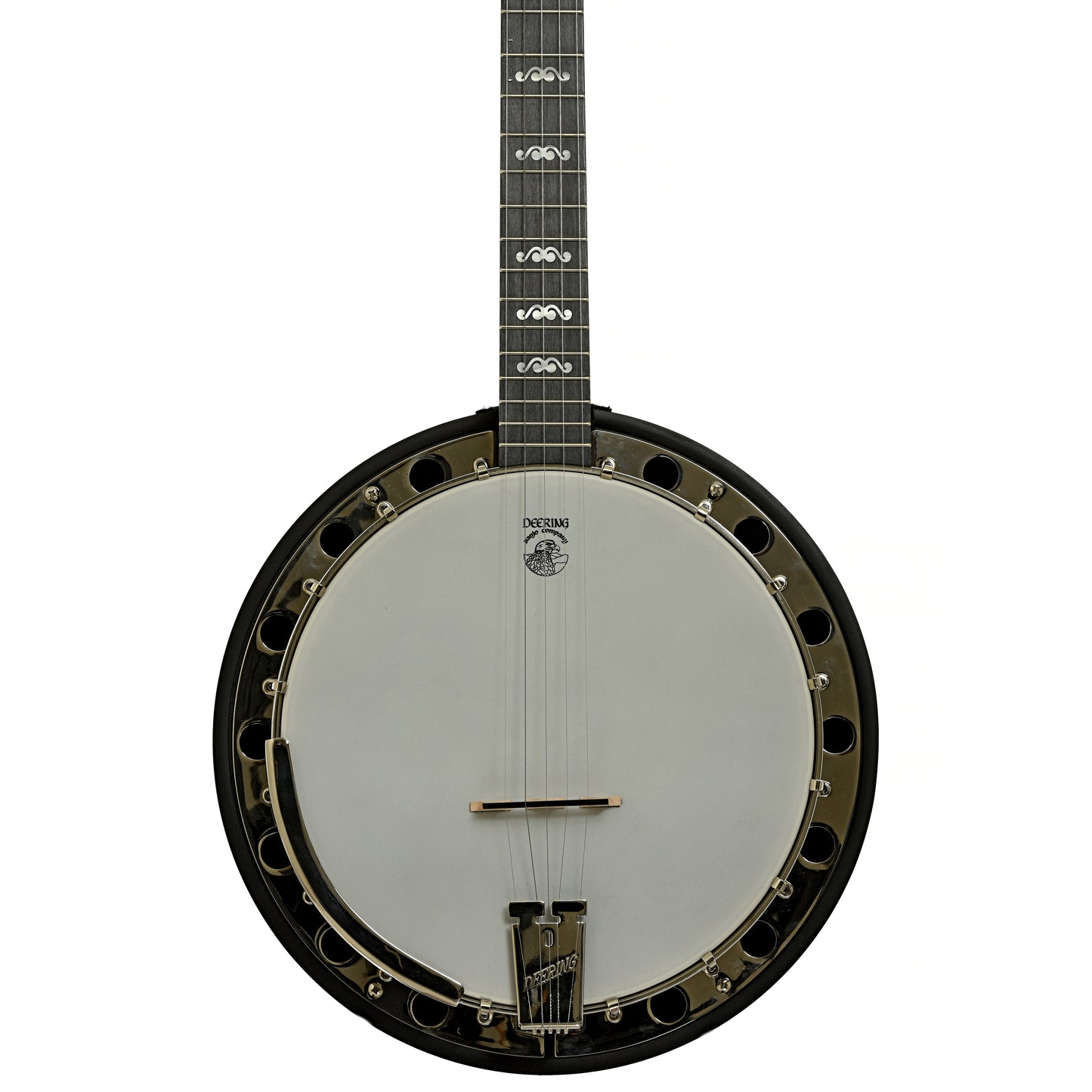 Front of Deering Artisan Goodtime II Special Resonator Banjo 