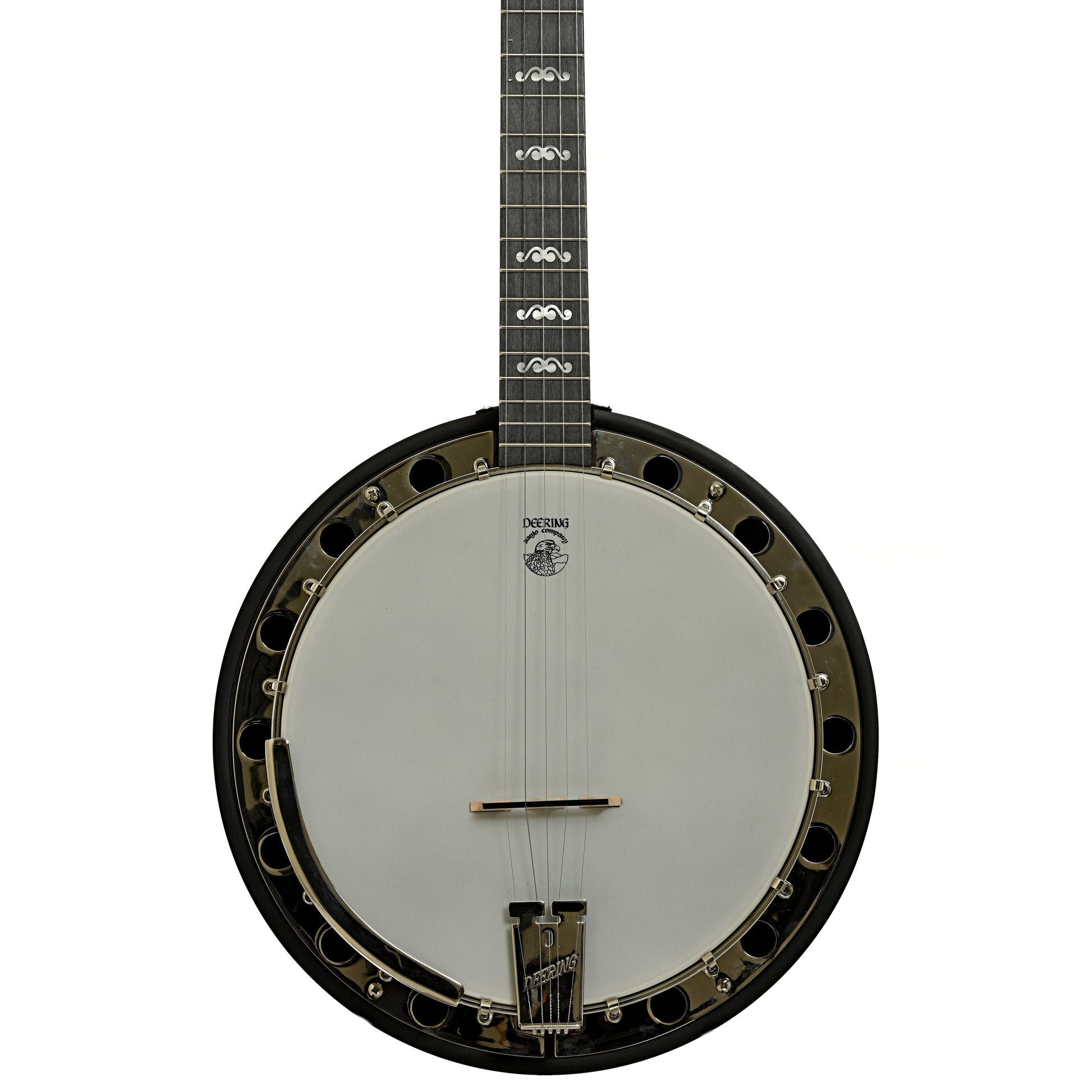 Front of Deering Artisan Goodtime II Special Resonator Banjo 