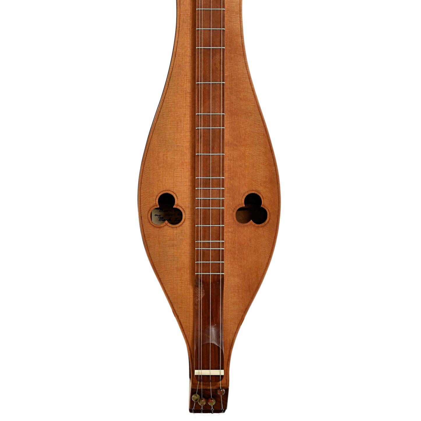 Front of David G. Miller Appalachian Dulcimer 