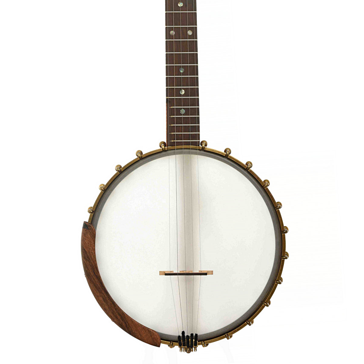 Front of Starr 11 in. Curly Maple Openback