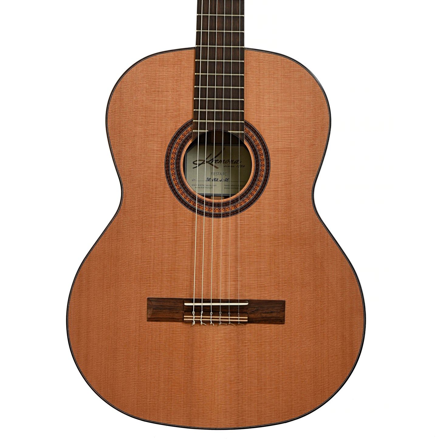 Kremona Shopworn Artist Series Fiesta FC Classical Guitar and Case