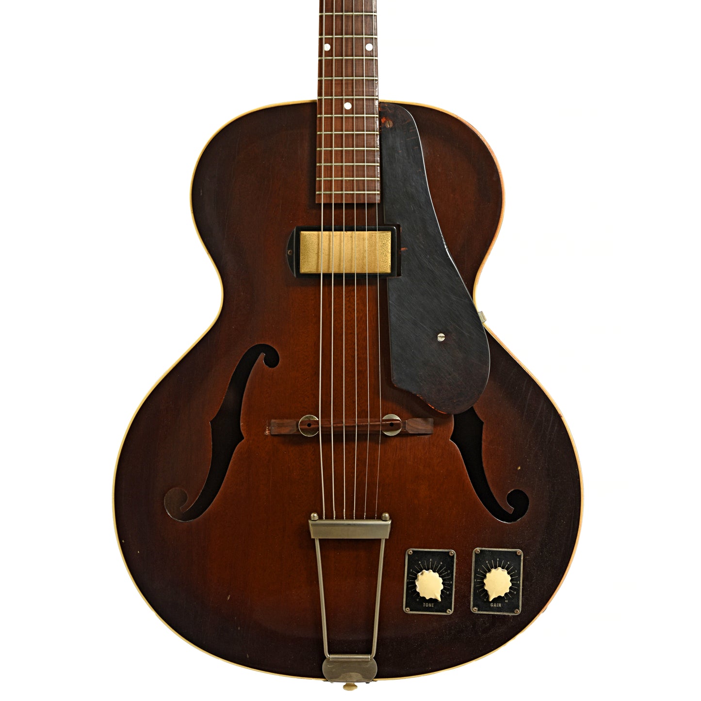 Front of Epiphone Century Hollow Body Electric Guitar 