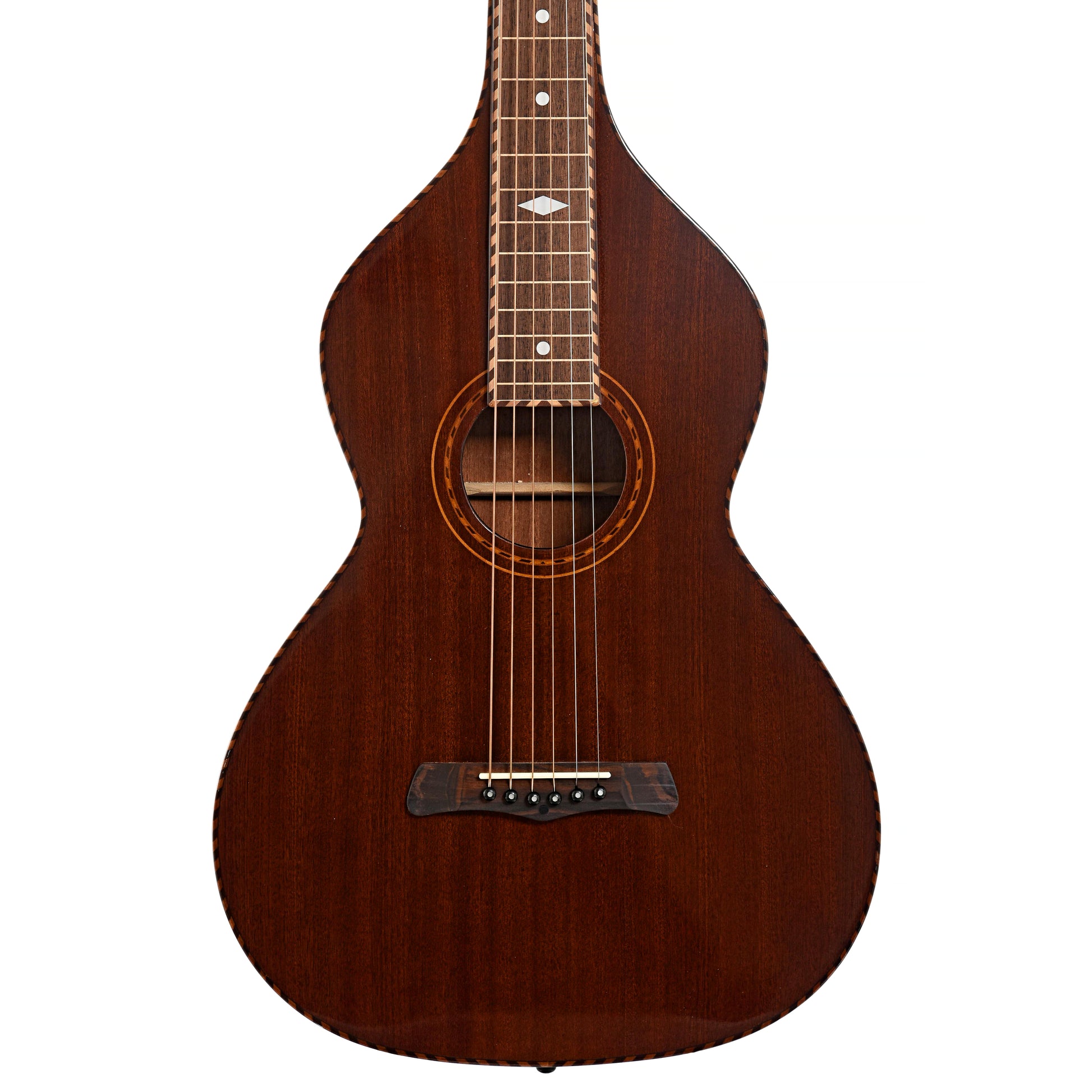 Front of Gold Tone SM Weissenborn Plus & Case, Shopworn