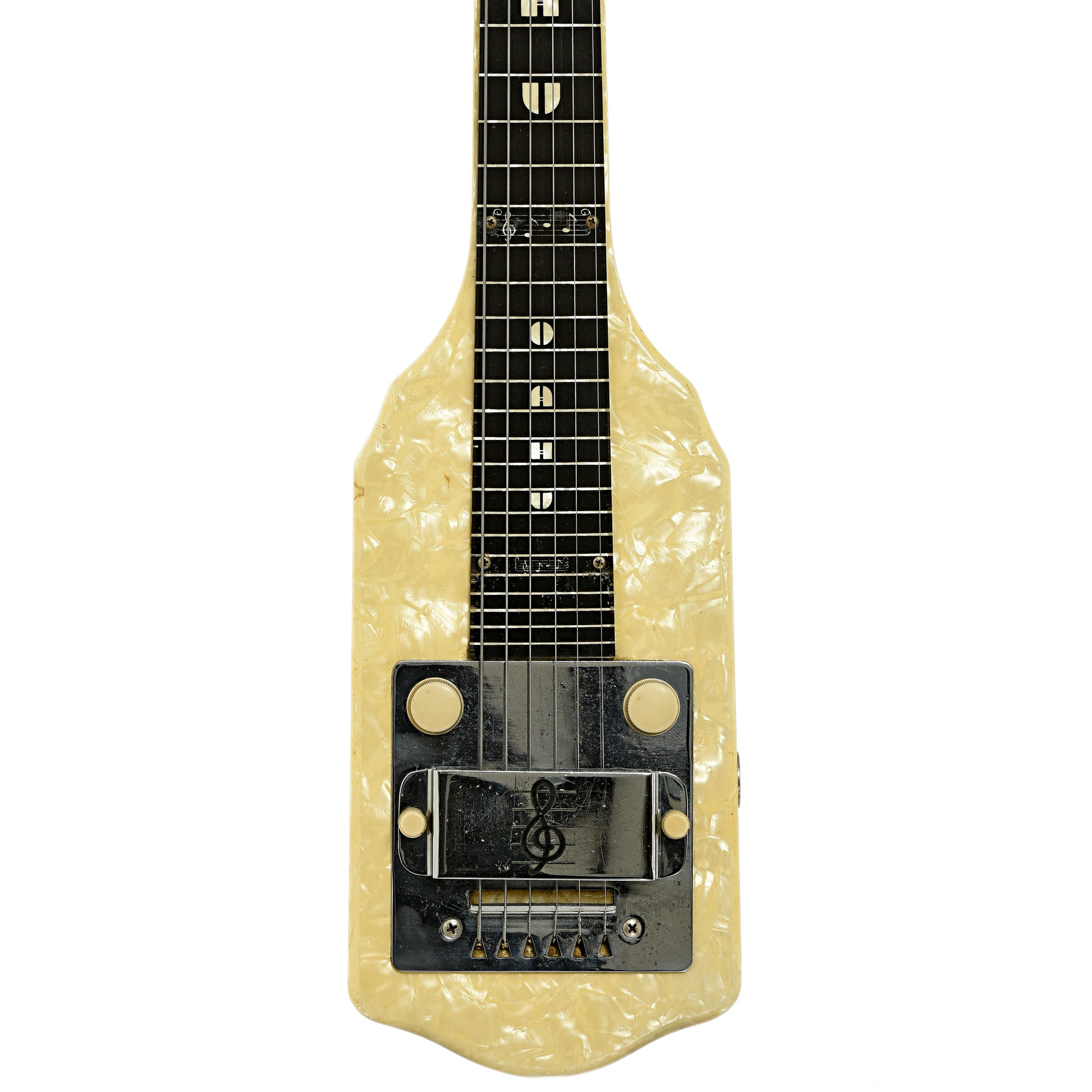 Front of Oahu Symphony in White Lap Steel