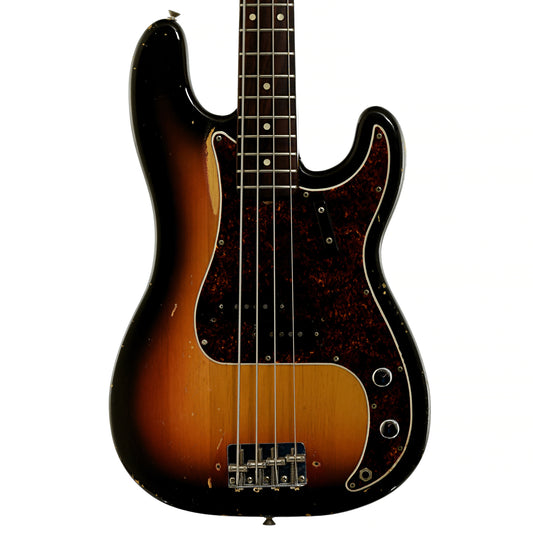 Front of Fender Precision Electric Bass 