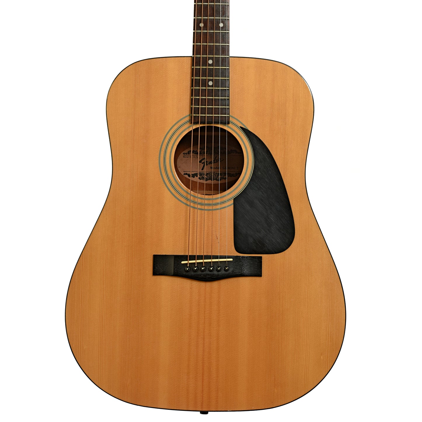 Front of Fender Gemini II Acoustic Guitar