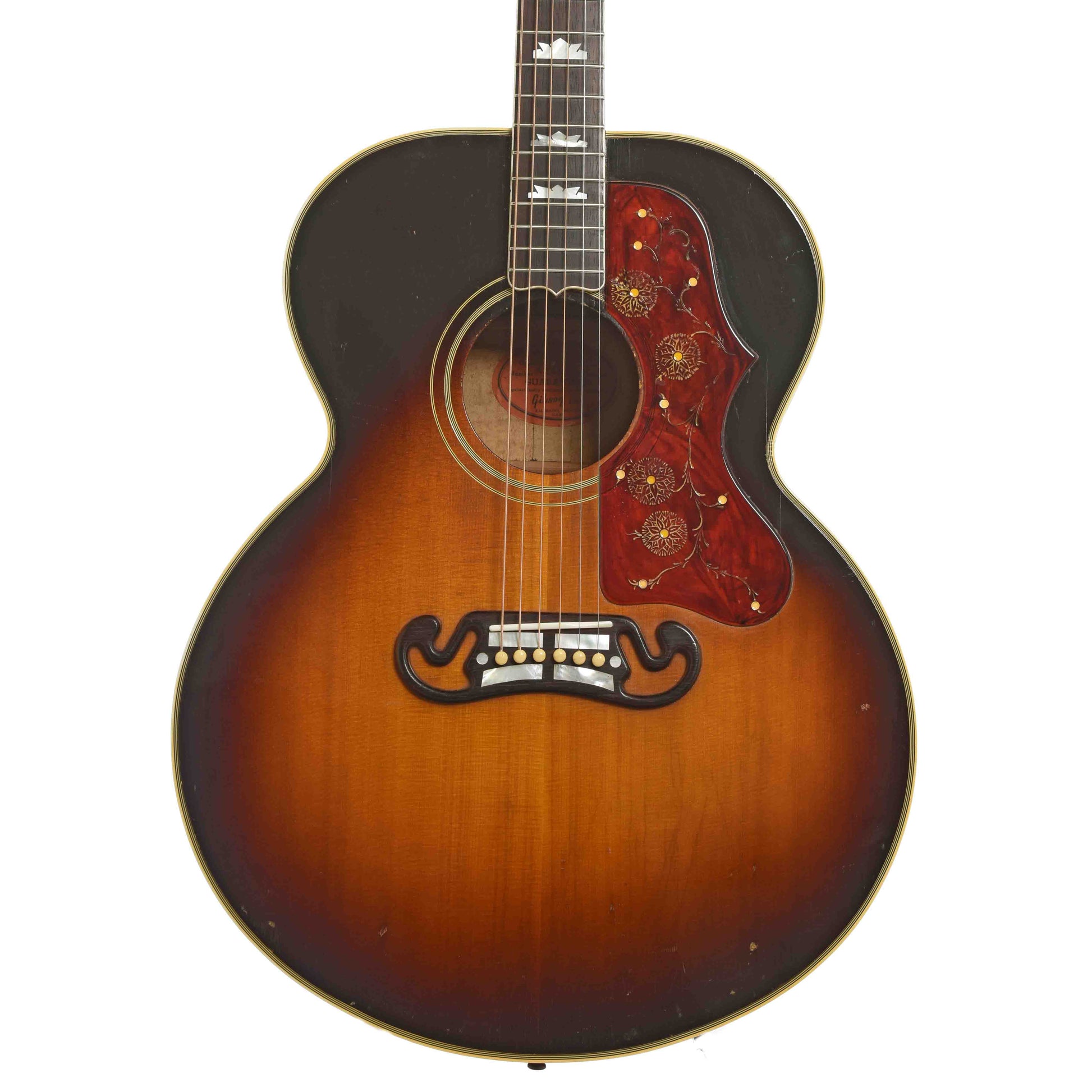 Front of Gibson J-200 Jumbo Acoustic Guitar 