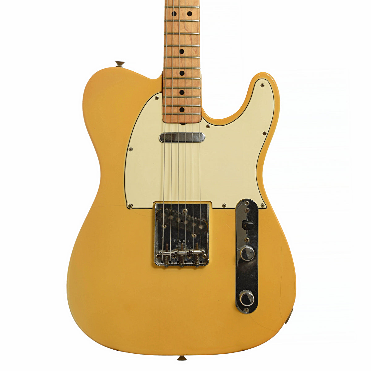 Front of Fender Telecaster Electric Guitar