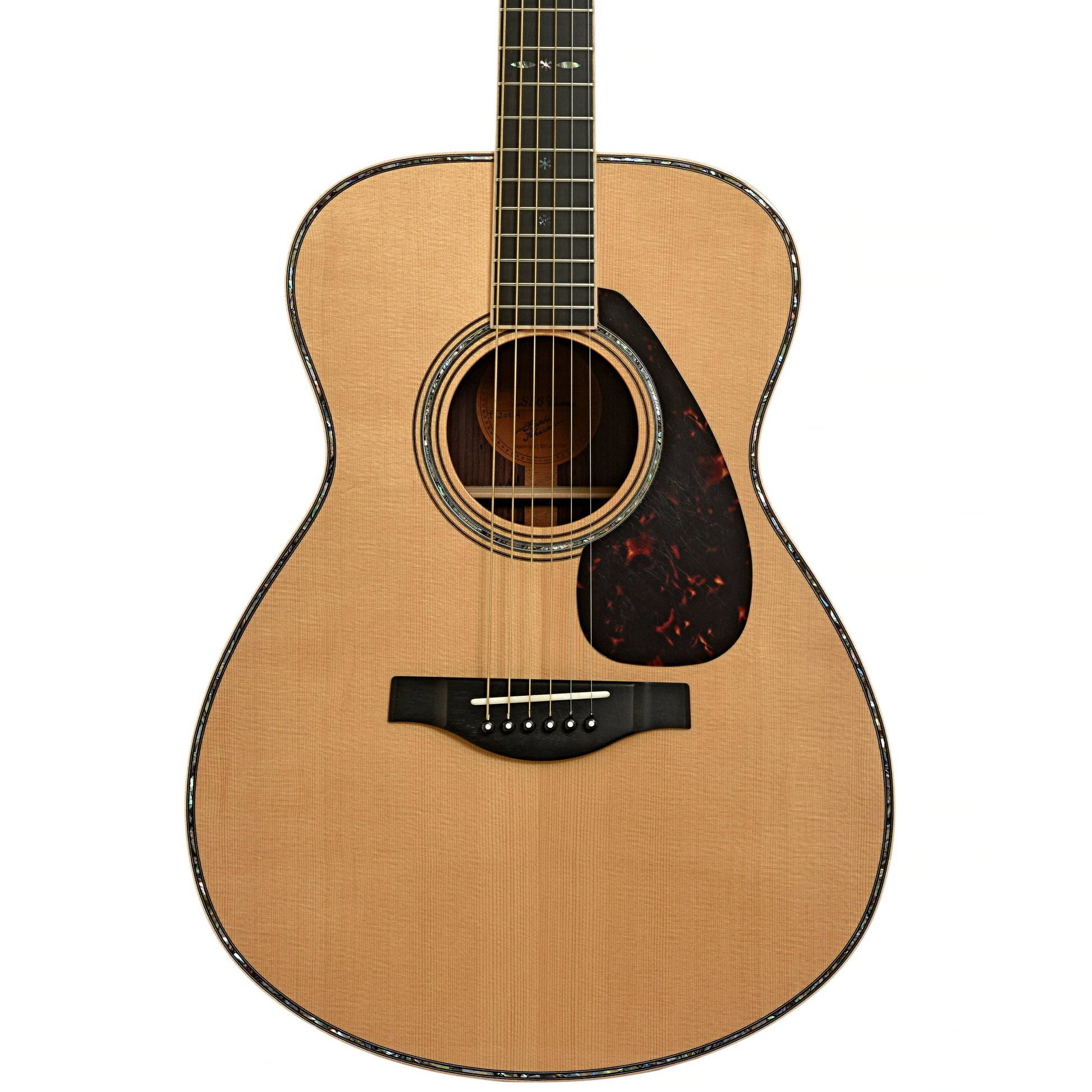 Front of Yamaha LS56 Custom Acoustic Guitar