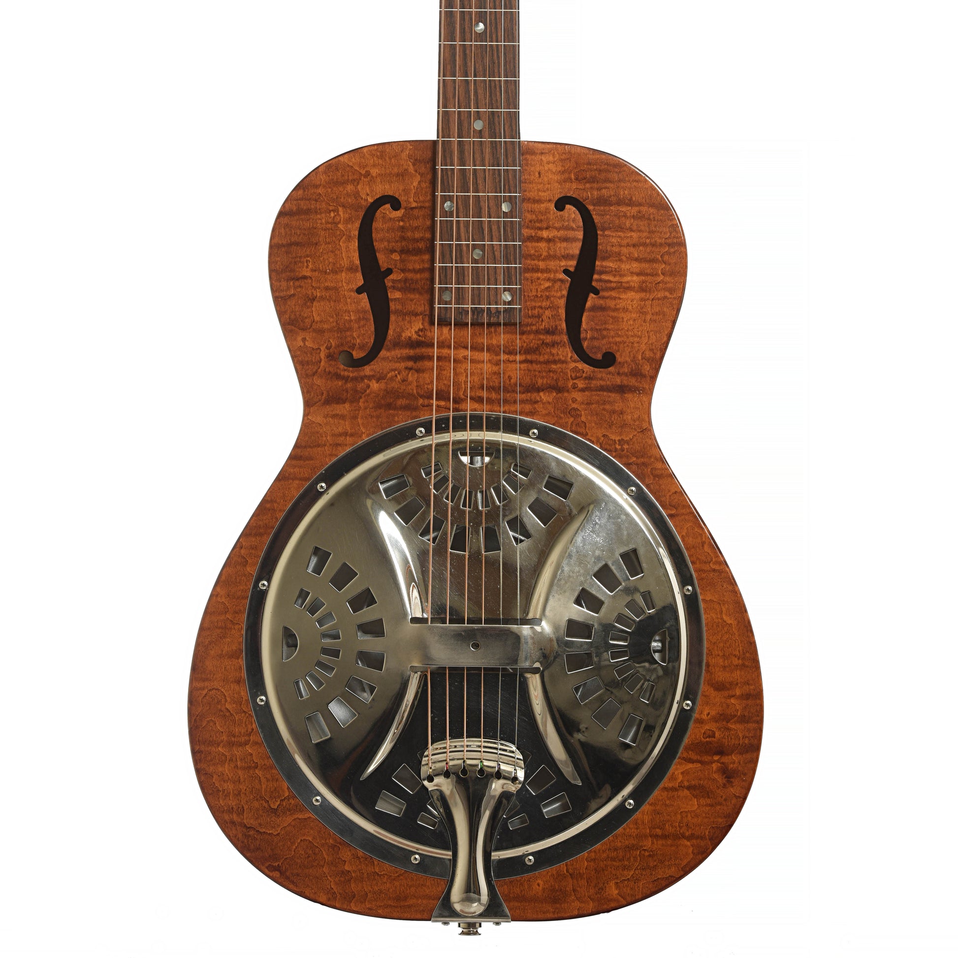 Front of Dobro Hound Dog Squareneck Resonator Guitar