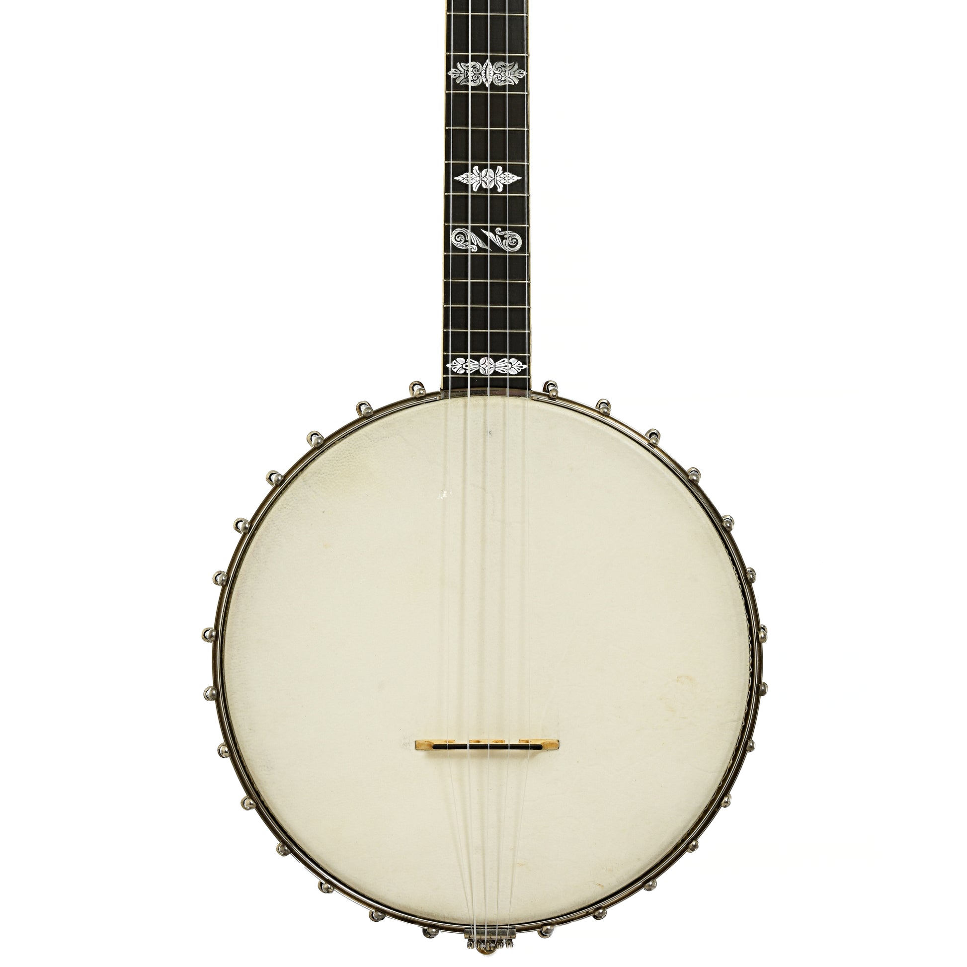 Front of Fairbanks Whyte Laydie No.7 Open Back Banjo