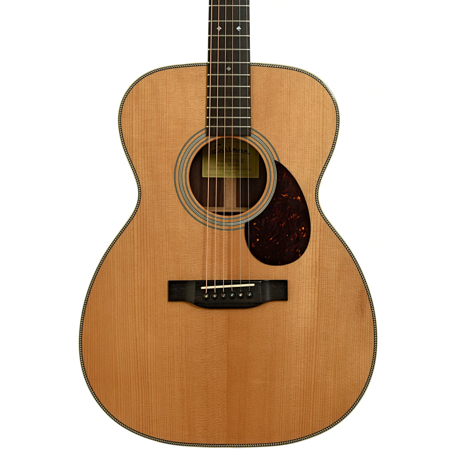 Front of Eastman E20 OM-TC Acoustic Guitar