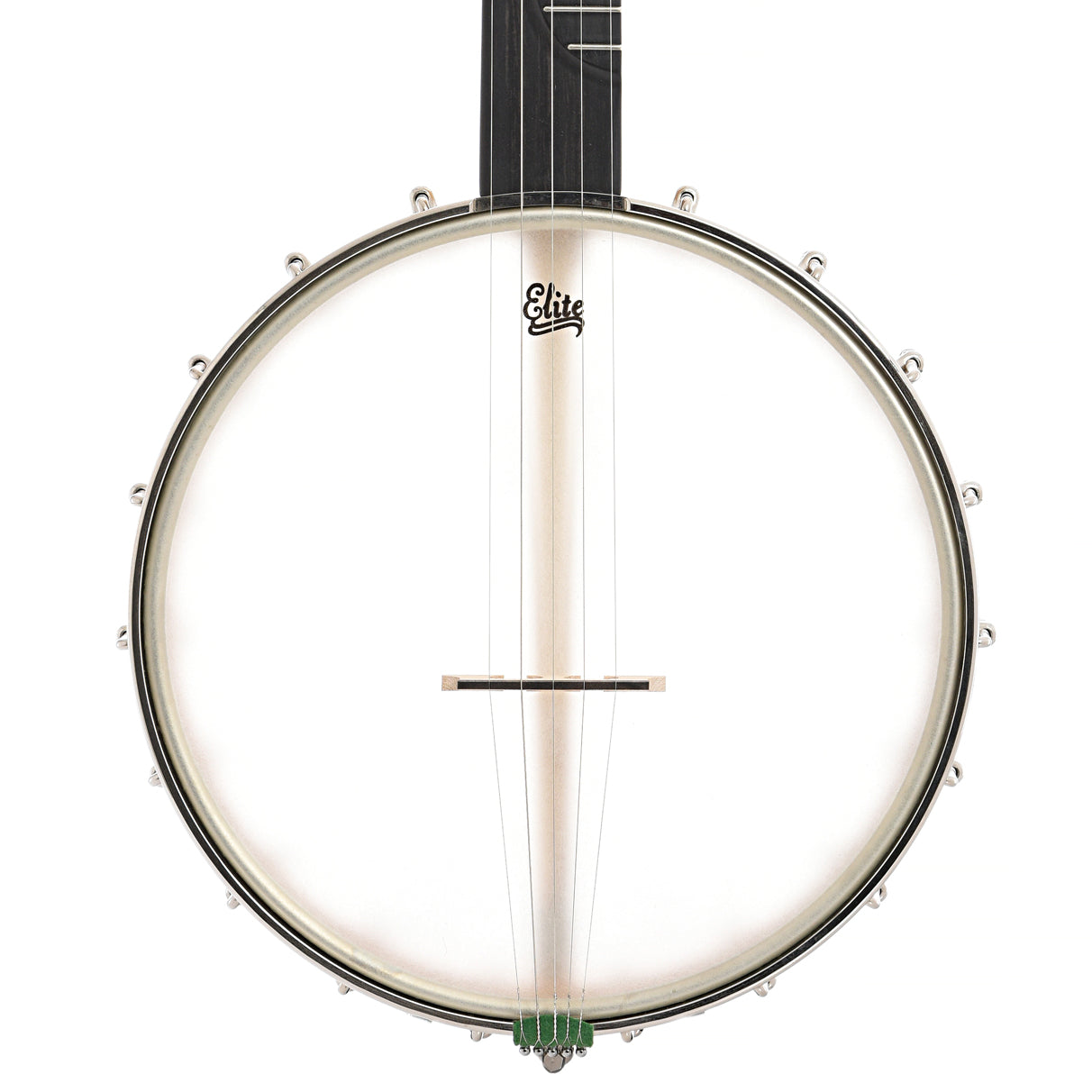 front of Chuck Lee Glen Rose #858 Openback Banjo, Electric (Whyte Laydie) Tone Ring, 11" Rim