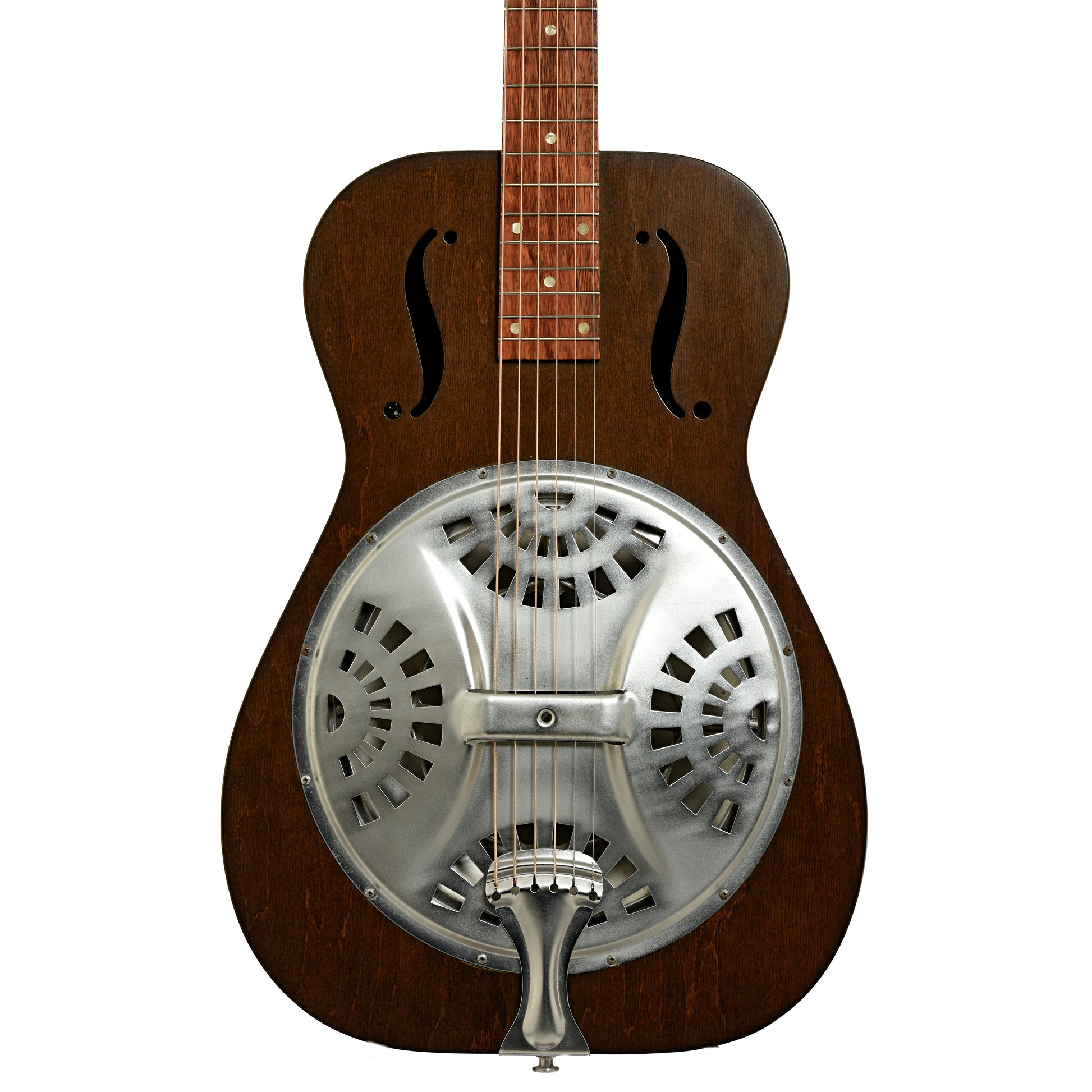 Front of Dobro F-60 DS Squareneck Resonator Guitar 