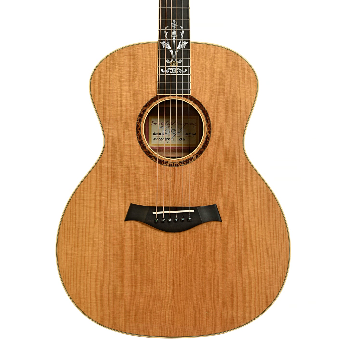 Front of Taylor XXV-GA 25th Anniversary