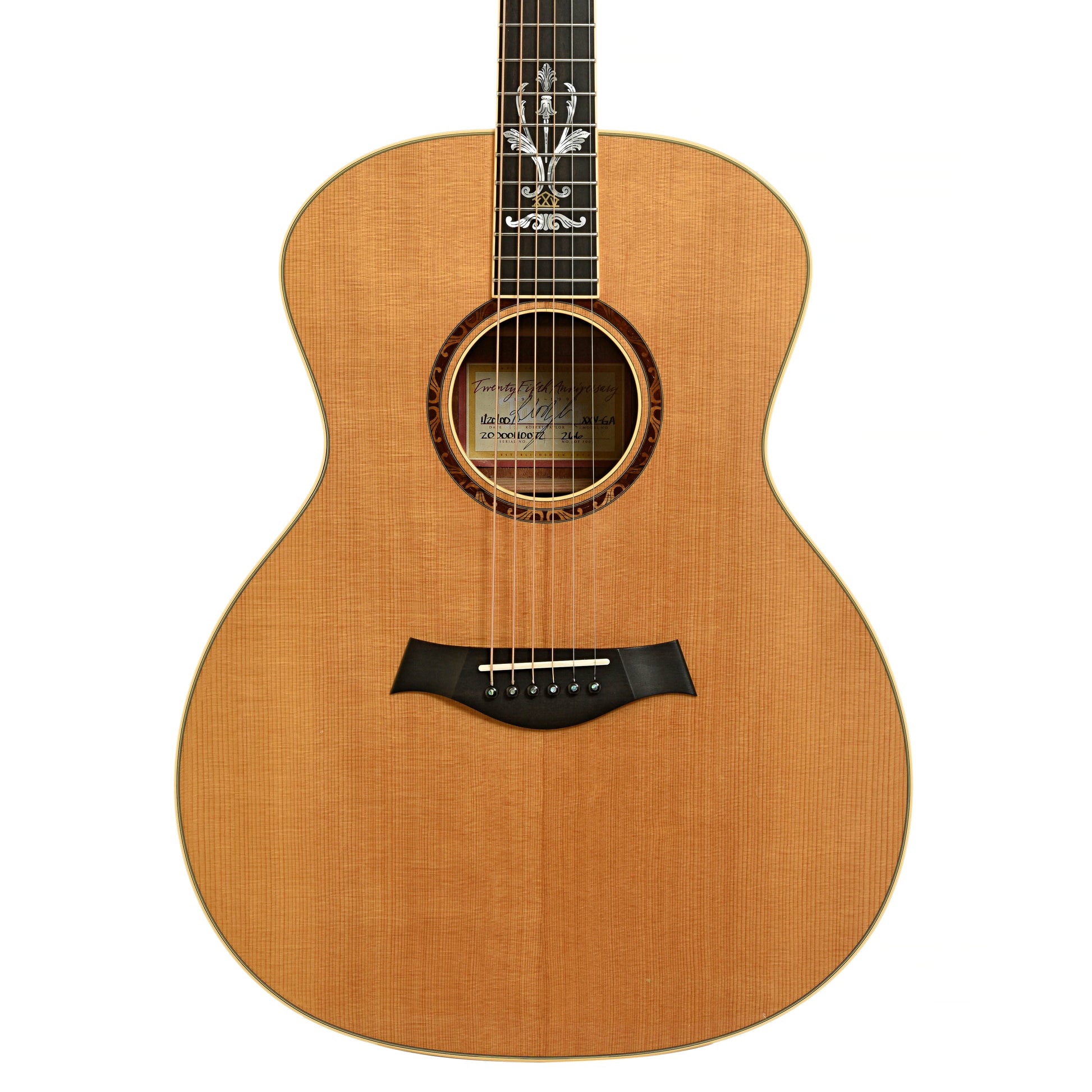 Front of Taylor XXV-GA 25th Anniversary