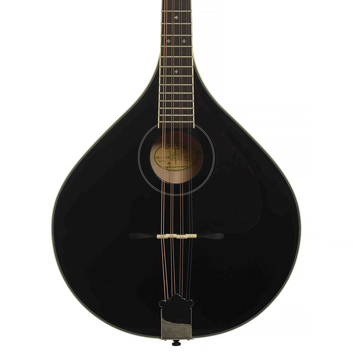 Front of Trinity College Octave Mandolin, Black Top