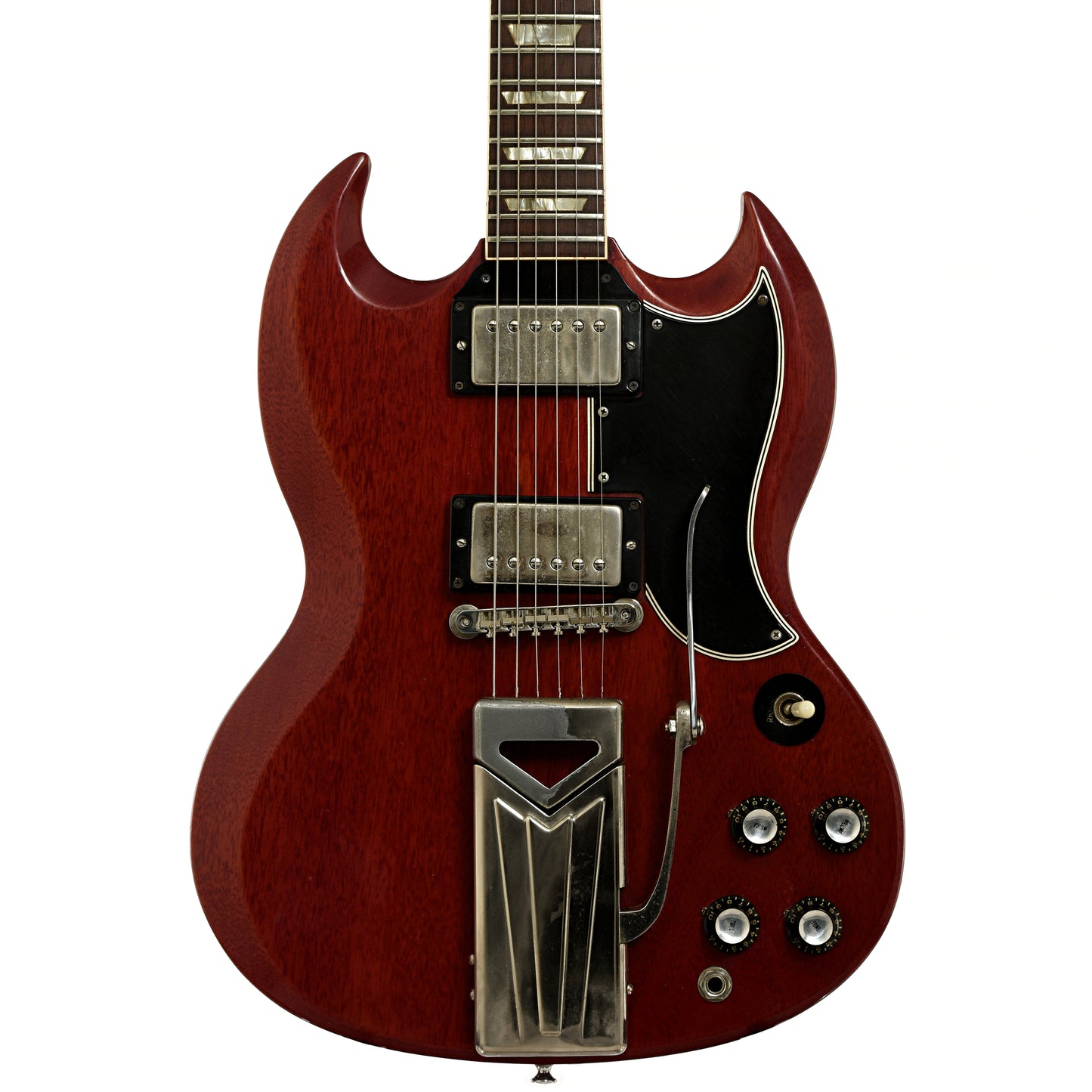 Front of Gibson Les Paul Standard Electric Guitar