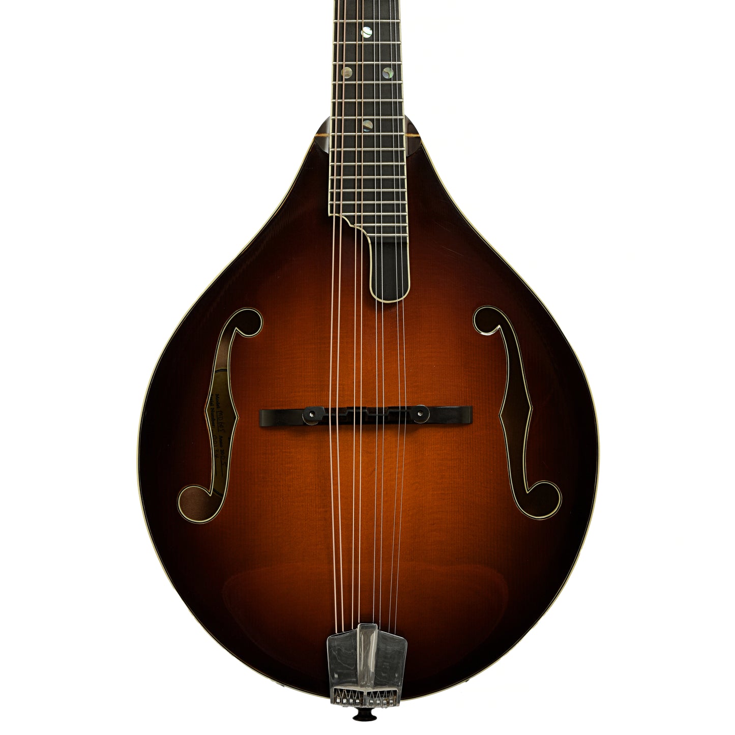 Front of Eastman MD605 A-style Mandolin