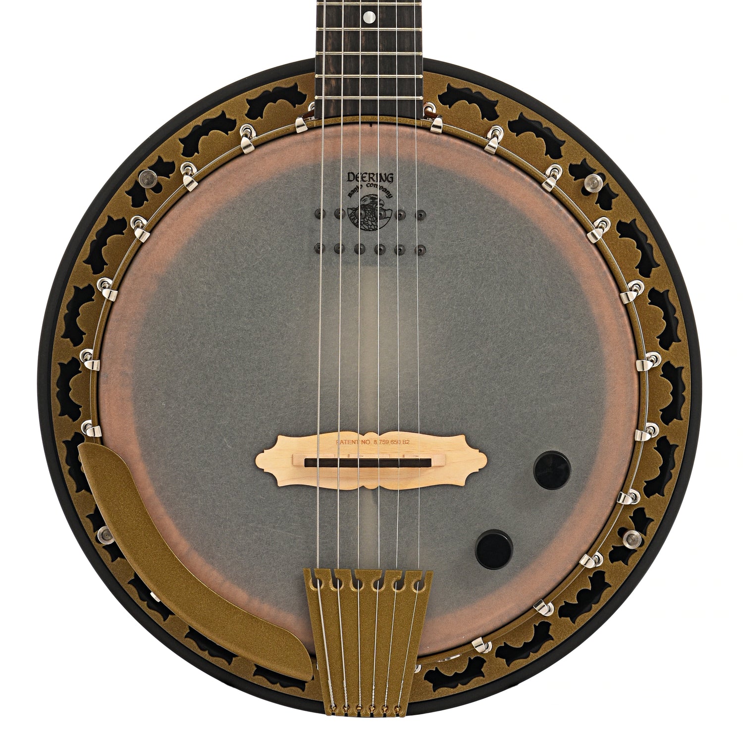 Front of Deering Phoenix 6-String Acoustic-Electric Banjo 