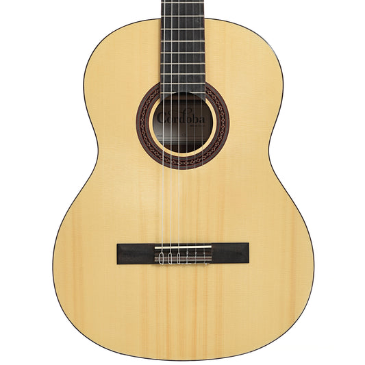 Front of Cordoba C5 Spruce Top Classical Guitar