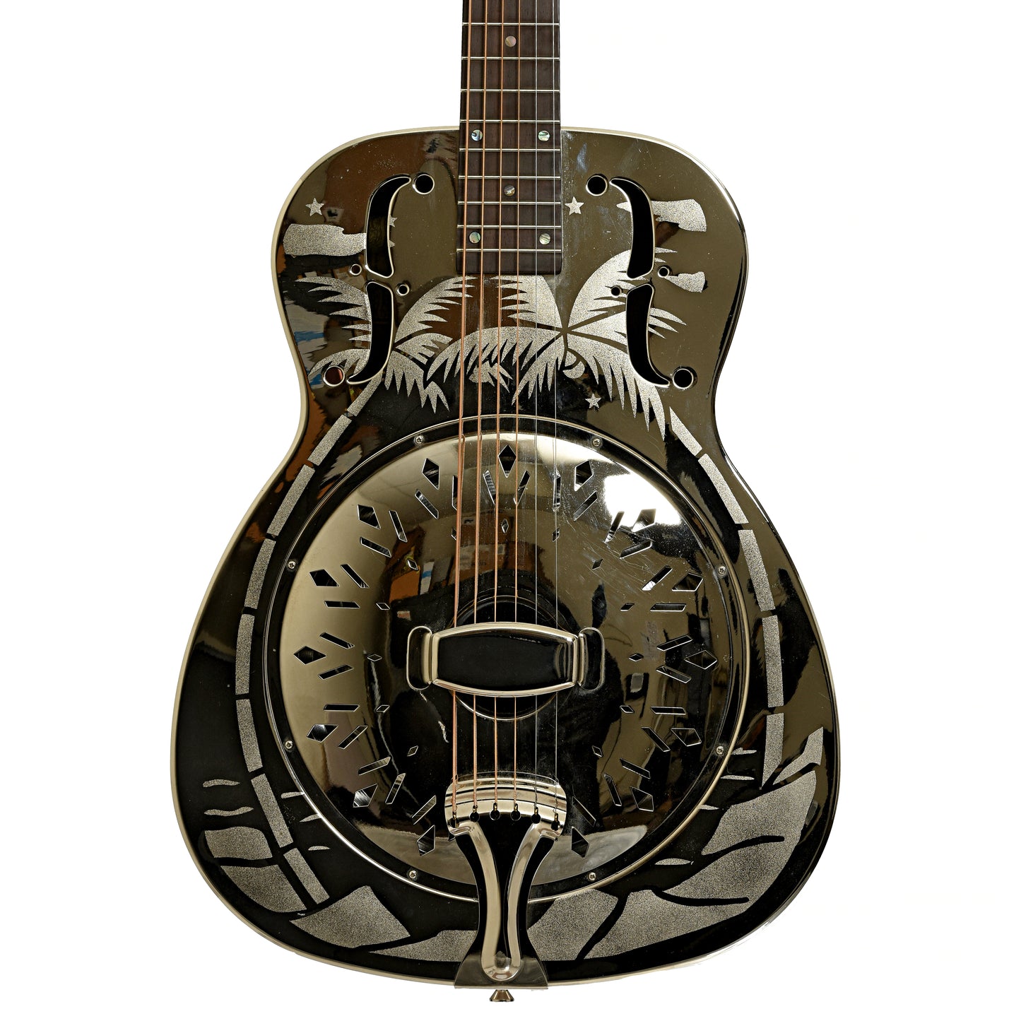 Front of Recording King RM-997-H Resonator Guitar
